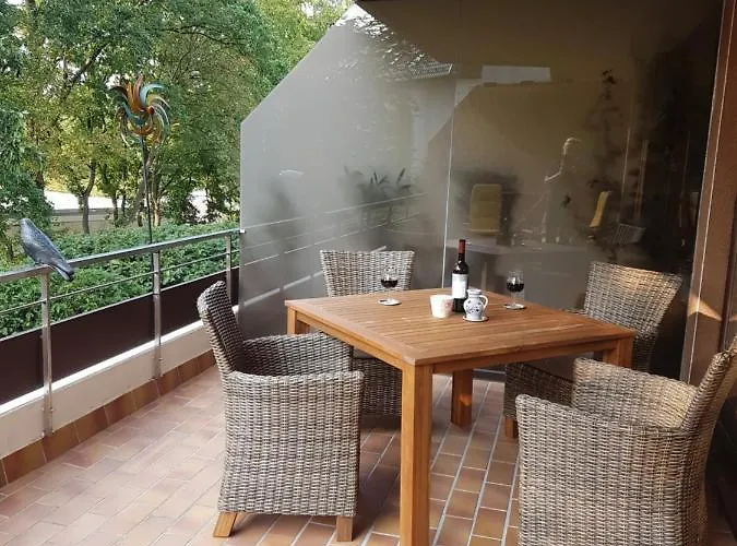 شقة Appartementresidenz Am Kurpark *